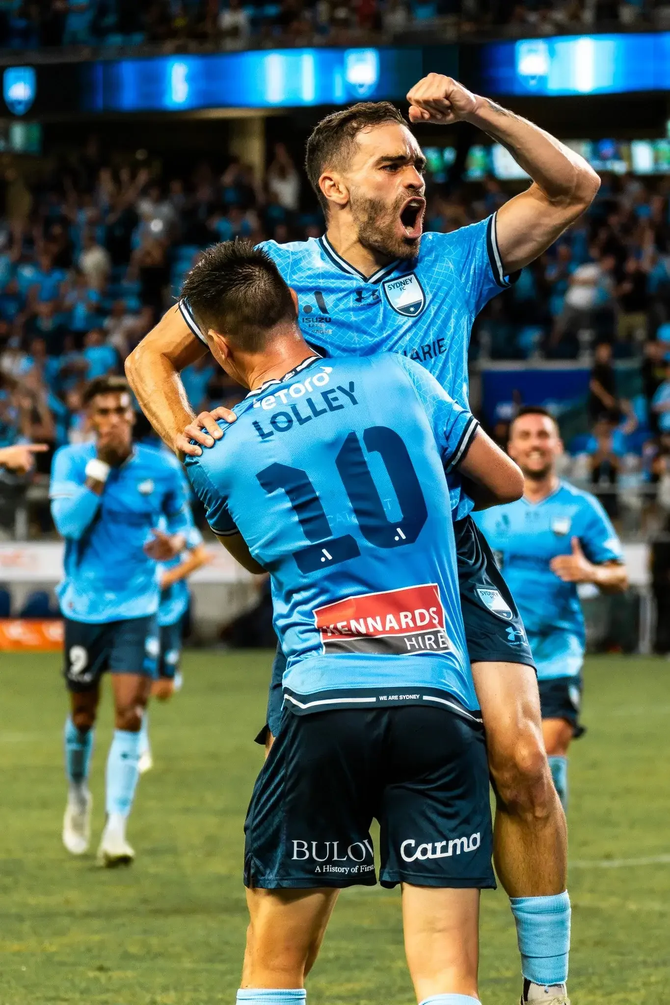 A celebration in sky blue