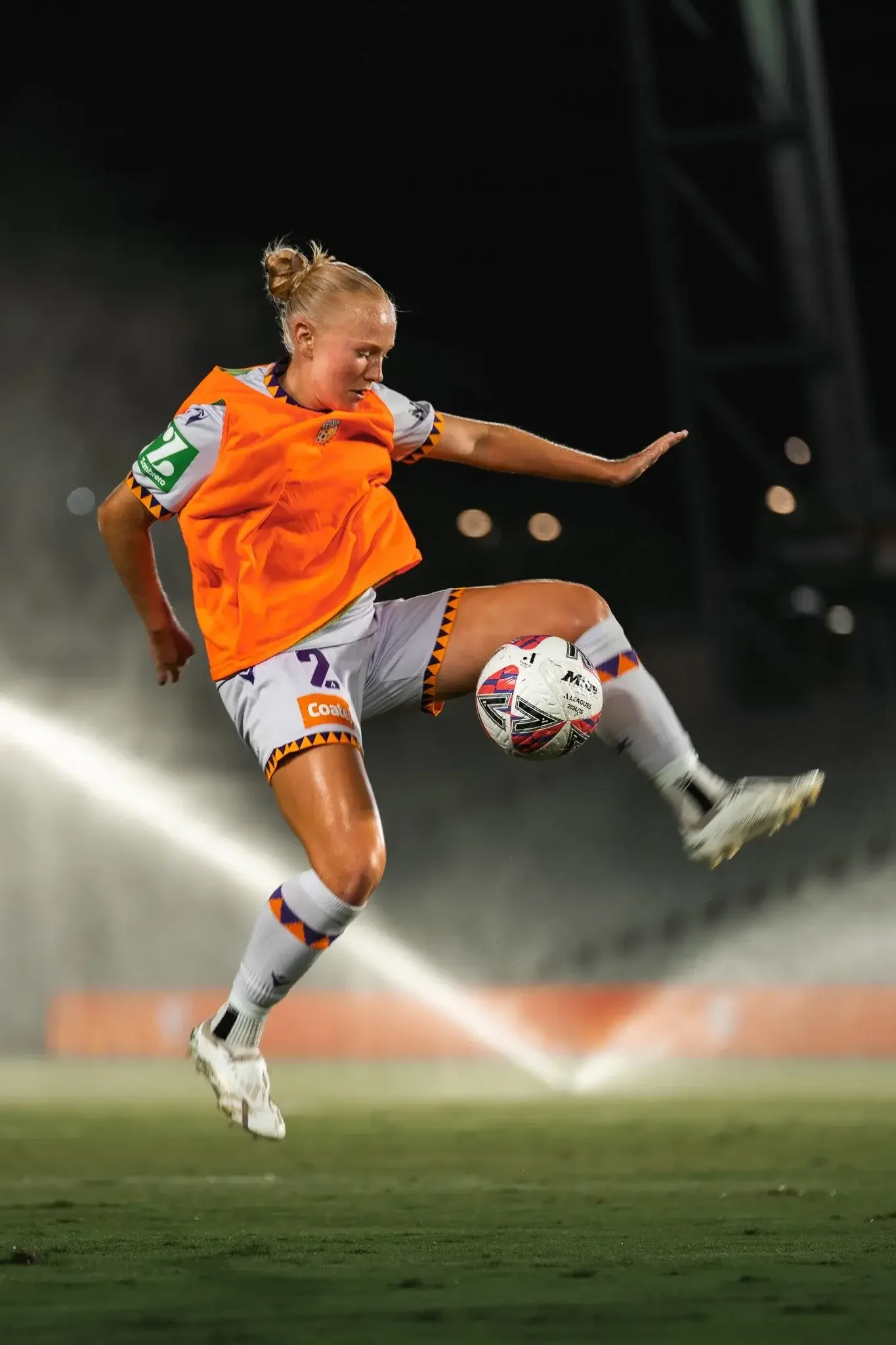 Goalkeeper kicks the ball upfield