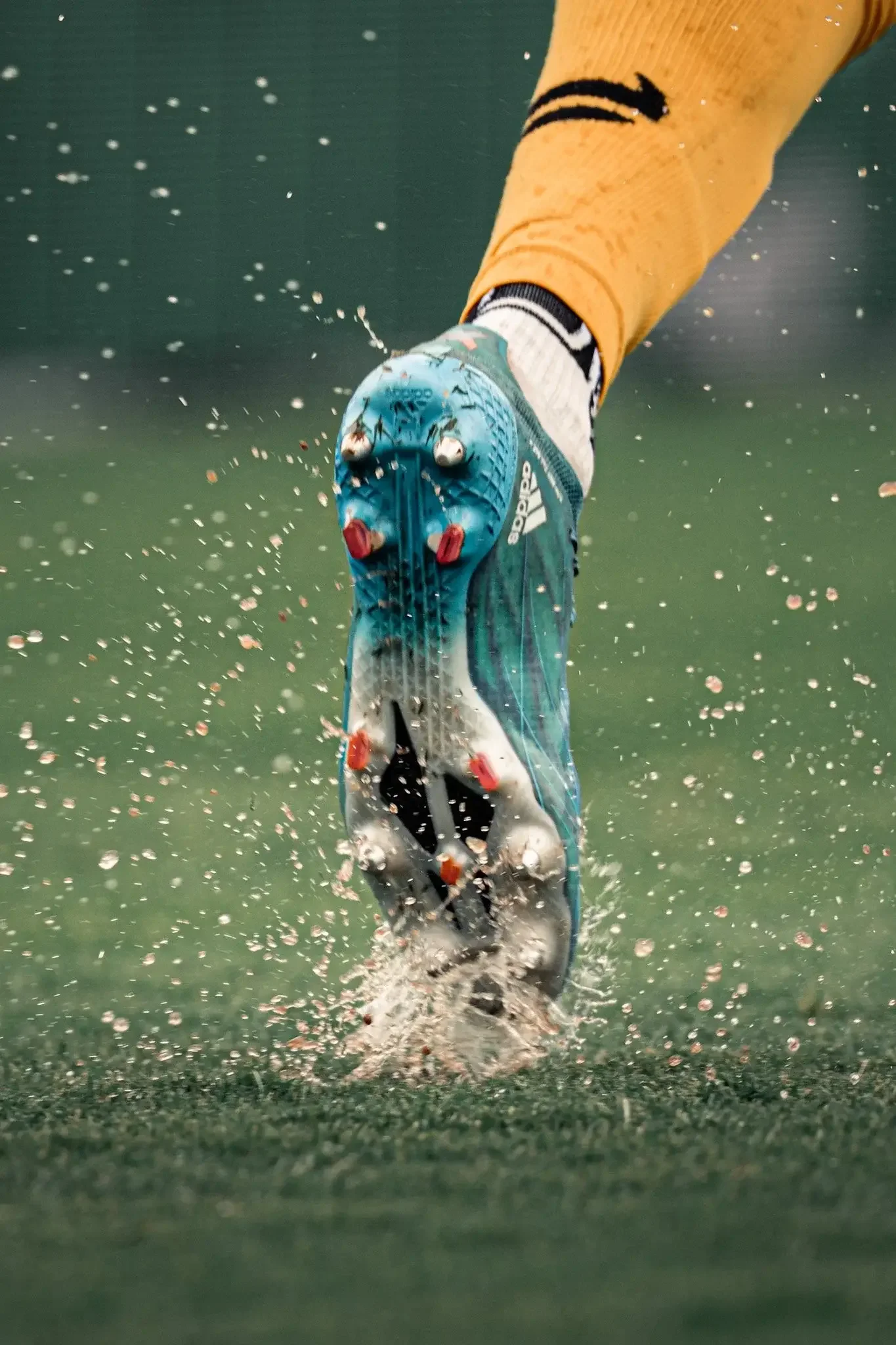 Boots lift off the turf